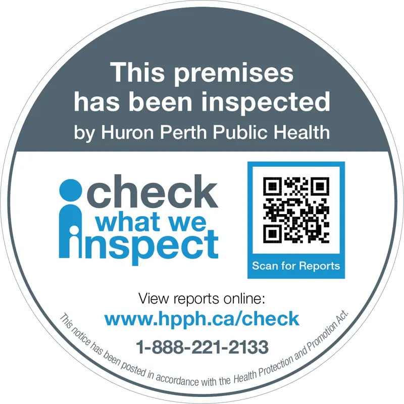 Check What We Inspect | Huron Perth Public Health